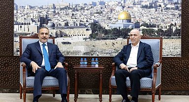 Dışişleri Bakanı Fidan, Hamas Siyasi Bürosu üyeleri ile görüştü