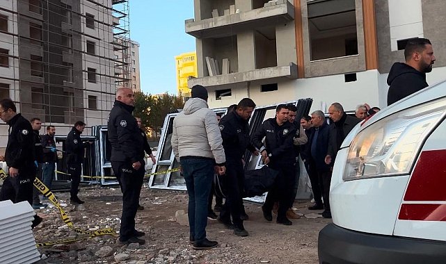 Diyarbakır'da 13'üncü kattan düşen işçi hayatını kaybetti, yakınları sinir krizi geçirdi