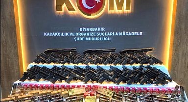 Diyarbakır'da kasım ayında kaçakçılık operasyonlarında 5 şüpheli tutuklandı