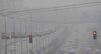 Diyarbakır'da sisin etkisi devam ediyor