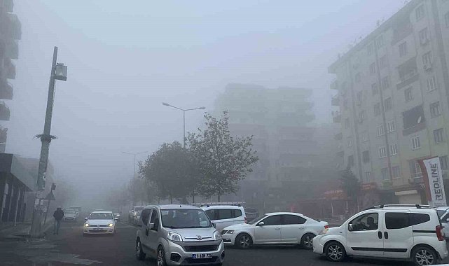 Diyarbakır'da ulaşıma sis engeli