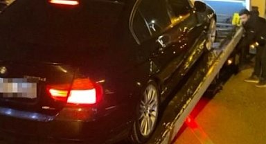 Drift atarken polise yakalandılar: İki sürücüye 64 bin TL para cezası