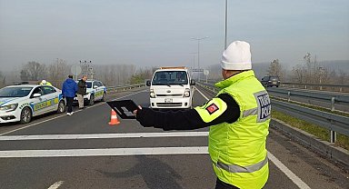Düzce'de 147 araç trafikten men edildi