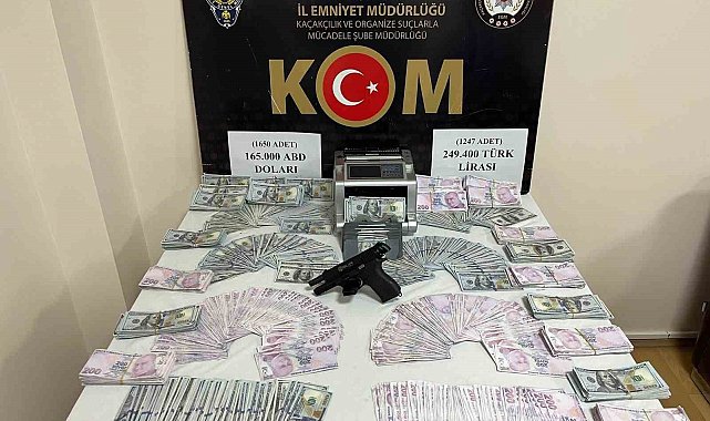 Düzce'de 165 bin dolar, 249 bin 400 TL sahte para ele geçirildi