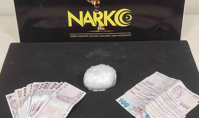 Düzce'de 75 gram uyuşturucu ele geçirildi