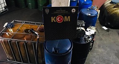 Düzce'de kaçak alkol, akaryakıt, cep telefonu ele geçirildi