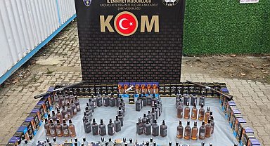 Düzce'de yılbaşı öncesi kaçak içki operasyonu