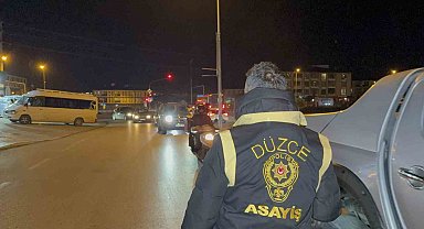 Düzce'de yılın son denetiminde ceza yağdı