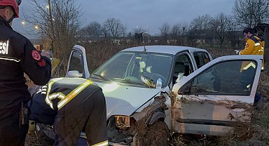 Düzce'de kaza: 1 yaralı