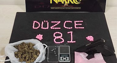 Düzce'de uyuşturucuya 2 tutuklama!