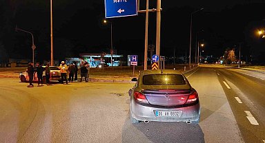 Edirne'de iki otomobil çarpıştı: 1 yaralı