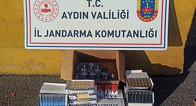 Efeler'de kaçak sigara ele geçirildi