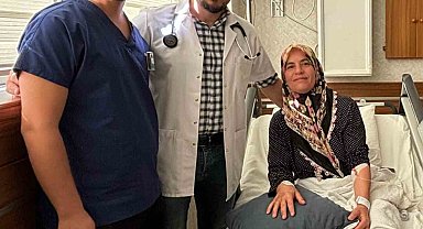 El bileğinden anjiyo ile sağlığına kavuştu