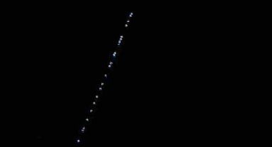 Elazığ semalarında "Starlink uyduları" görüldü
