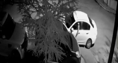 Elindeki cisimle araçları çizdi, rahat tavırları 'pes' dedirtti