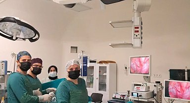 Elmalı'da ilk defa kapalı yöntemle kolon kanseri ameliyatı yapıldı