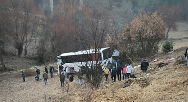Emet'te işçi servisi yoldan çıktı: 9 yaralı