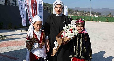 Emine Erdoğan, Hatay Engelli Sosyal Girişimcilik Merkezi'nin açılışını yaptı