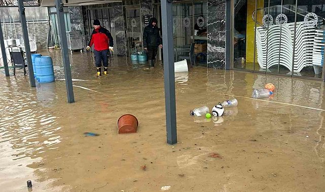 Erdek'te su baskınlarına karşı yoğun önlem