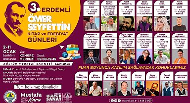 Erdemli'de 'Kitap ve Edebiyat Günleri' başlıyor