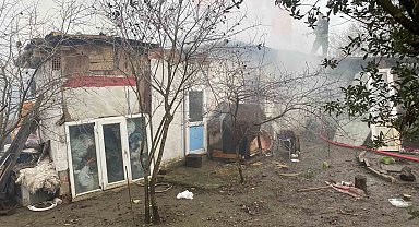 Ergene'de ev yangını