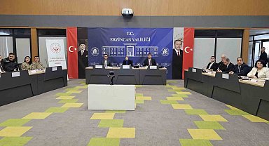 Erzincan'da Kadına Yönelik Şiddetle Mücadele İl Koordinasyon Toplantısı gerçekleştirildi