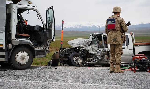Erzurum'da jandarma bölgesinde bir ayda 25 trafik kazası