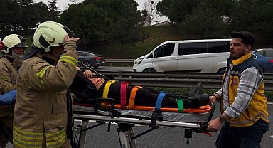 Esenyurt'ta zincirleme trafik kazası: 3 yaralı