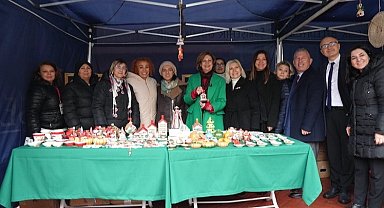 ESMEK Odunluk'ta yeni yıl pazarı açtı