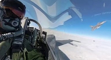 F-16'larımız Taarruzi Mukabil Hava Harekatı'na katıldı