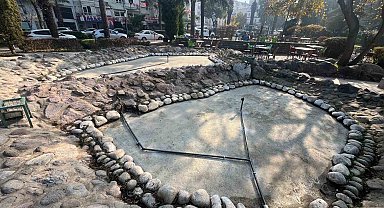 Fatih Parkı süs havuzu bakım ve onarım çalışmaları tamamlandı