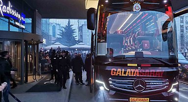 Galatasaray kafilesi Kayseri'de