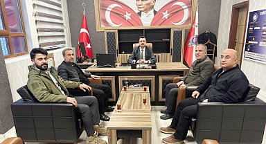 Gazeteciler, emniyet müdürü Arıcılar ile bir araya geldi
