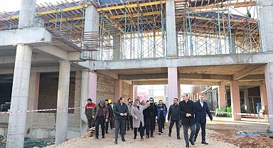 Gaziantep'te Kamil Ocak Spor Salonu yükseliyor