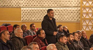 Genç'te hak sahibi vatandaşlar için toplantı düzenlendi