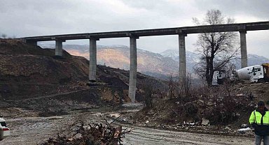 Gölbaşı Savran köyü viyadüğünde sona gelindi