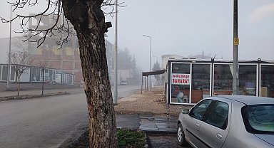 Gölbaşı'nda sis etkili oldu