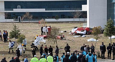 Helikopter kazasında olay yeri incelemesi tamamlandı