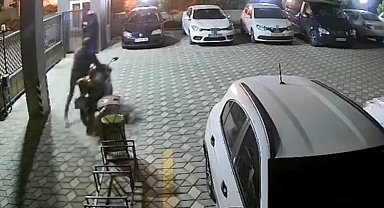 Hırsızları güvenlik kamerası saniye saniye kaydetti