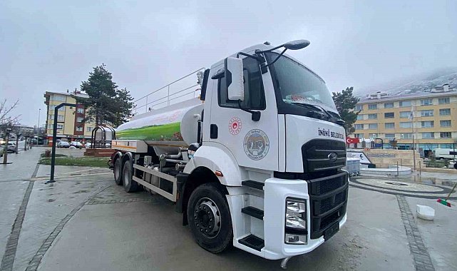 İnönü ilçesine 4,5 milyon TL değerinde yeni arazöz alındı