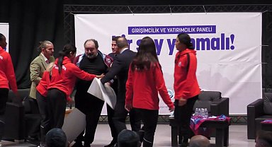 İşadamı Nevzat Aydın "Girişimcilik ve Yatırım' panelinde fenalaştı