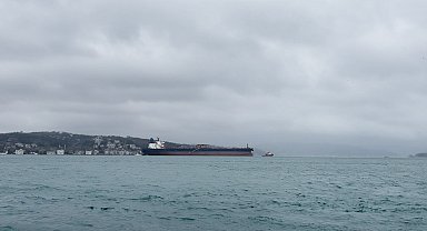 İstanbul Boğazı'nda tanker arızası yaşandı, gemi trafiği durduruldu