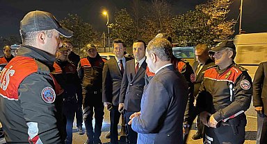 İstanbul İl Emniyet Müdürü Selami Yıldız, Esenyurt'ta yaralanan polis memurunu ziyaret etti