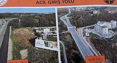 İstanbul Şile Devlet Hastanesi yolunda ulaşım kolaylığı