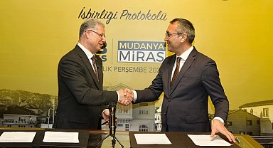 İstanbul'dan Bursa'nın kültürel mirasına bir protokol de Mudanya'da