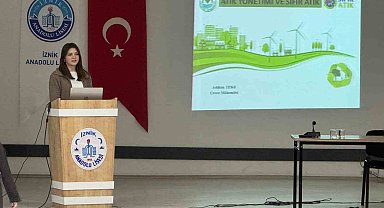 İznik Belediyesi'nden gençlere çevre bilinci semineri başladı
