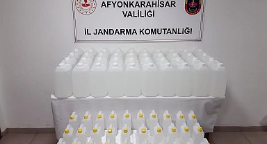 Jandarma 230 litre etil alkol ele geçirdi