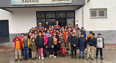 Jandarmadan 534 öğrenci ve 23 öğretmene okul güvenliği eğitimi