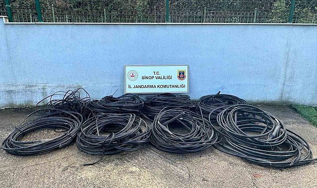 Kablo hırsızlığı yapan 3 şahıs yakalandı