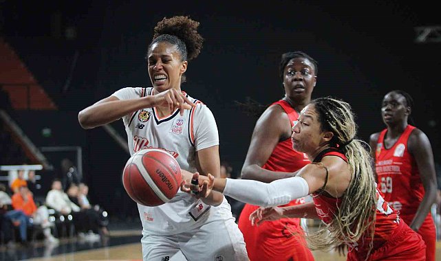 Kadınlar Basketbol Süper Ligi: ÇBK Mersin: 79 - Melikgazi Kayseri Basketbol: 73